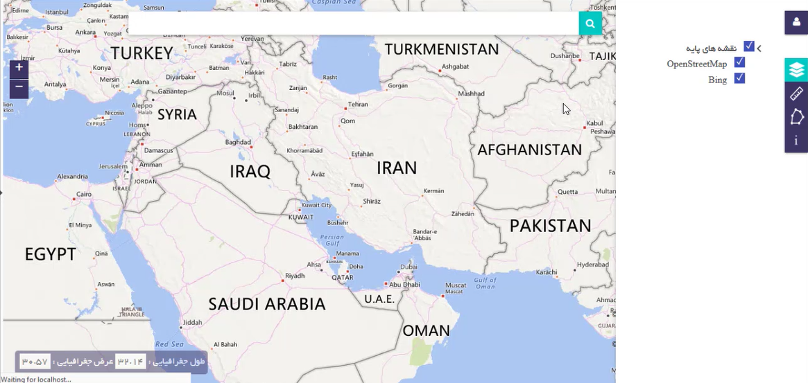 سامانه WebGIS