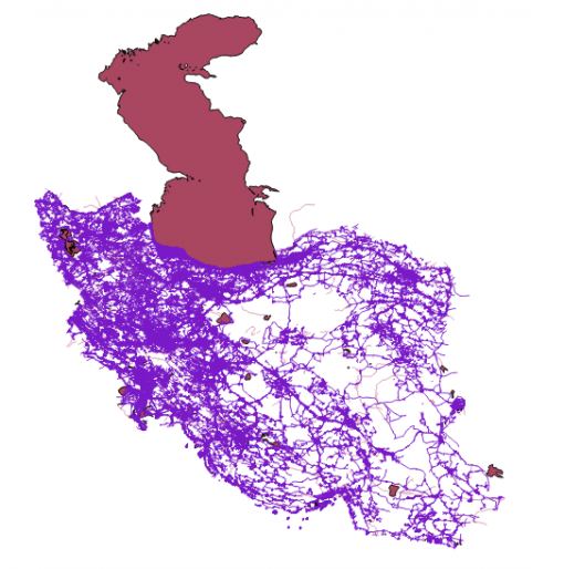 نقشه کل ایران